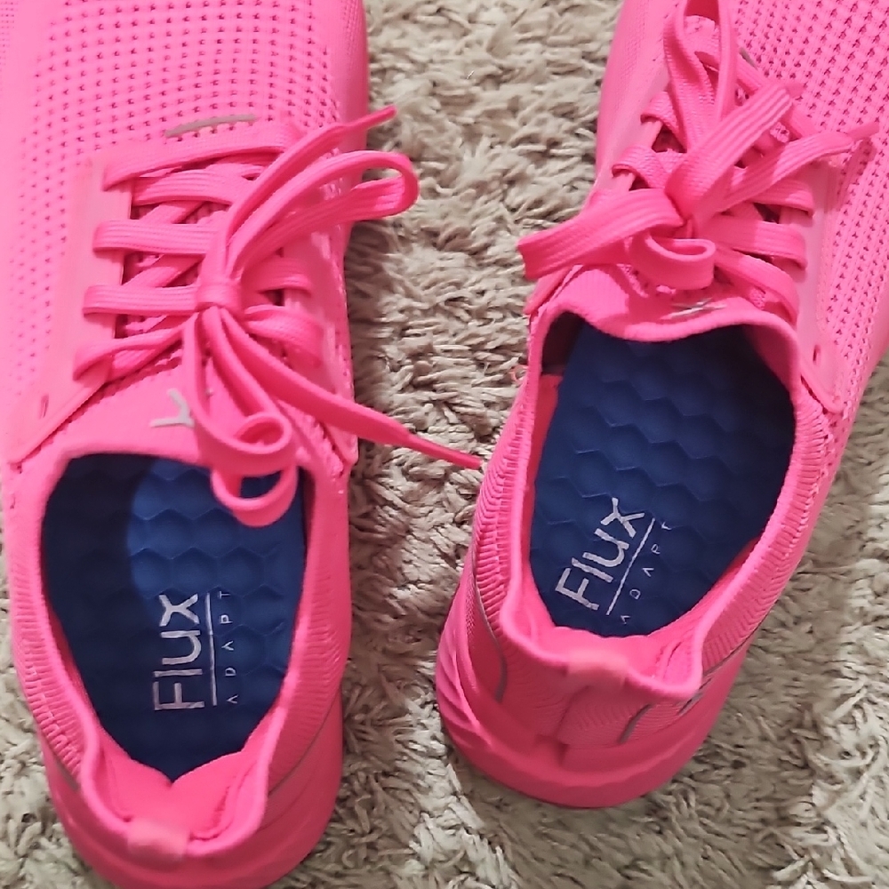 Flux Women's Athletic Pink Sneakers - Picture 6 of 7